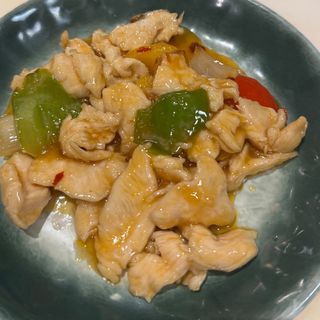 Pollo in salsa piccante