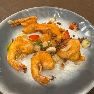 Gambero con sale e pepe