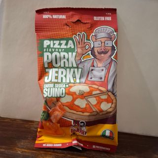 Coppiette di Maiale "Be Jerky" Gusto Pizza confezione 25 gr