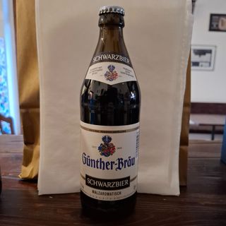 Schwarzbier di Günther-Bräu bottiglia 50 cl