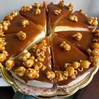 Cheesecake al caramello salato