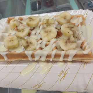 Waffle Nutella e banana