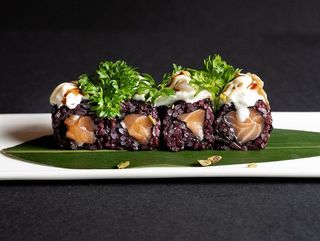 127. Nara black ponte roll - 4 pezzi