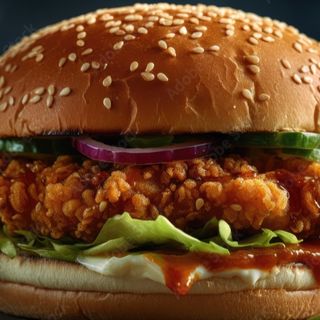 Spicy chicken burger singolo