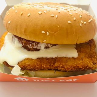 Supreme hash brown burger menù