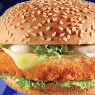 Chicken cheese burger menù