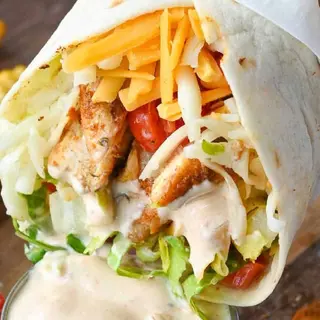 Grill chicken rap menu