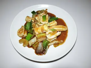 174. Calamari alla piastra saltati