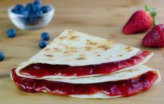 Piadina con marmellata