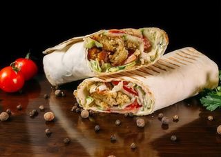 Falafel roll menù