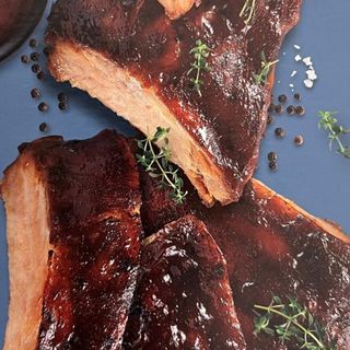 Ribs gusto Barbecue con patatine