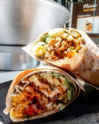 burrito con pollo