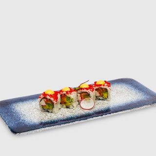 129Uramaki tobiko