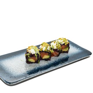 158Uramaki black salmone