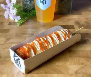 ONLY CHEESE Korean cheese dog con solo cheese