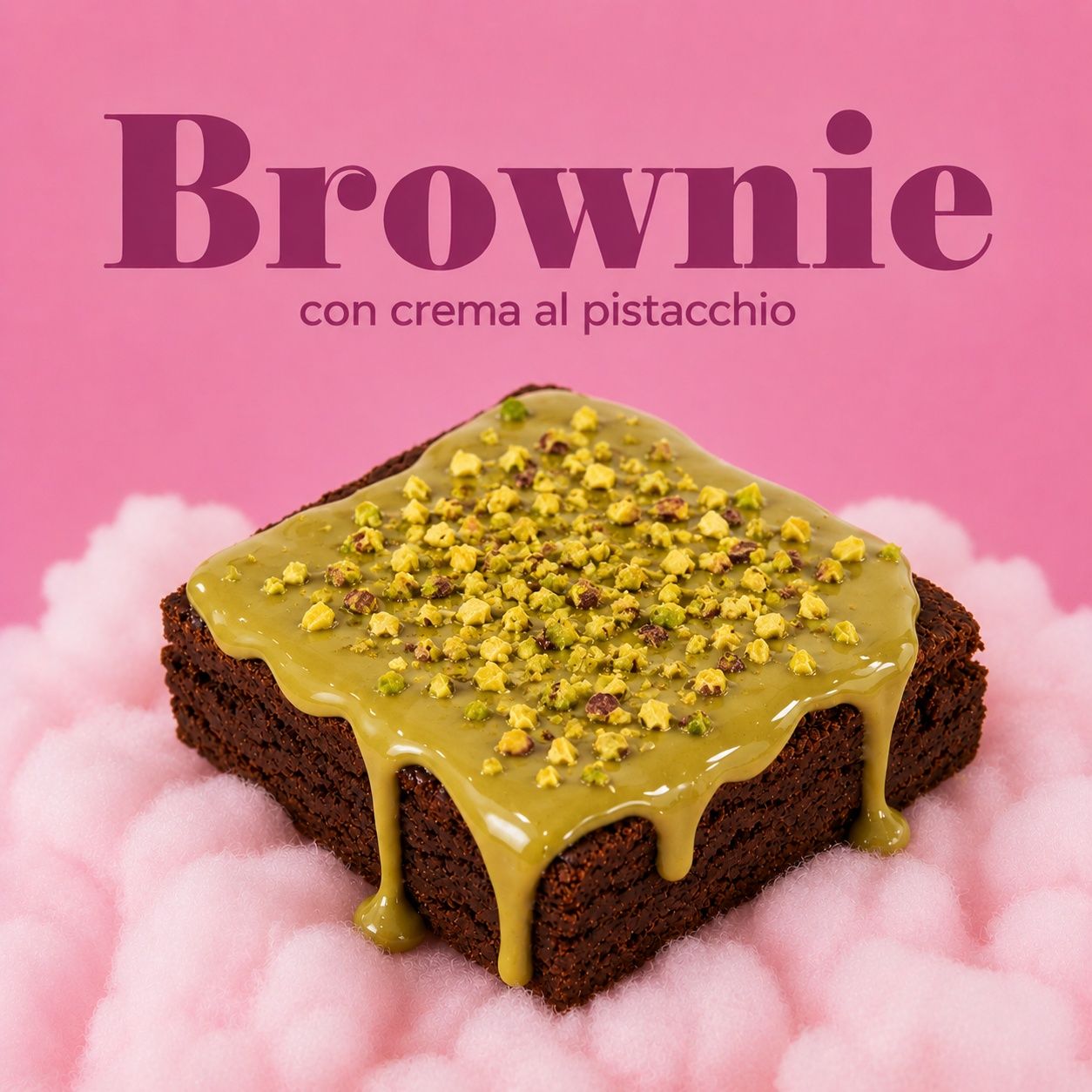 Brownie al pistacchio
