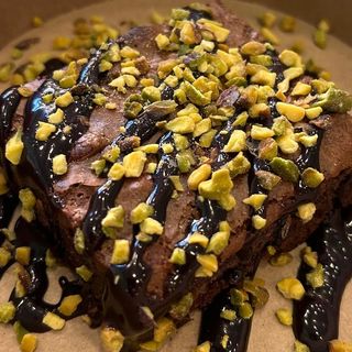 Brownies cioccolato e granella di Pistacchio 