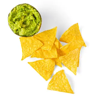 Guacamole y nachos