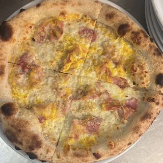 Pizza alla Carbonara