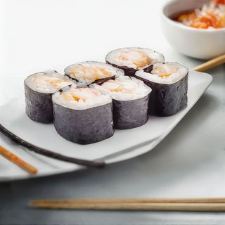 33. Ebi  maki - 6 pezzi