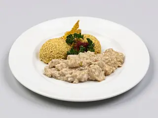 Baccala con Polenta