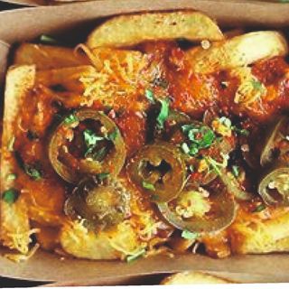 Pate fritte con formaggio e jalapenos