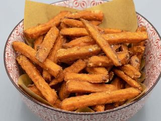Patate dolci americane fritte