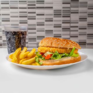 Menù gran crispy chicken burger
