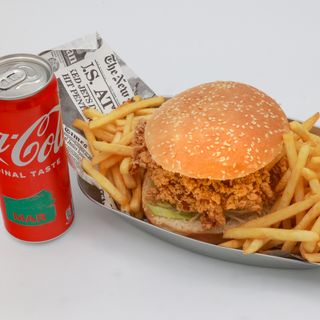 Menù Hamburger - Honey Butter Chicken Burger(蜂蜜黄油鸡腿堡套餐)