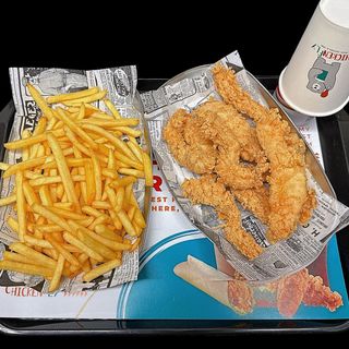 Crispy Chicken Tenders Menu(脆皮大鸡柳套餐)