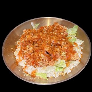 (金沙脆皮鸡饭)Crispy Typhoon CHICKEN RICE BOWL