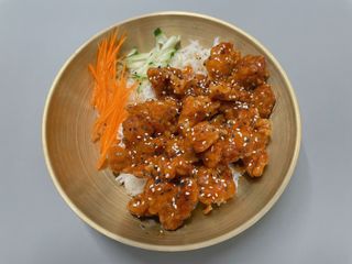 （炸鸡盖饭套餐）Chicken Rice Bowl menu