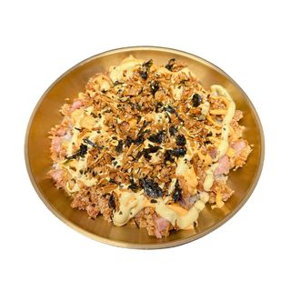Spicy Mustard Crunch Chicken Rice Bowl（芥辣脆葱脆皮鸡饭）