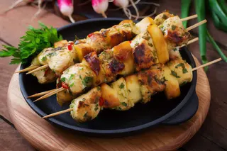 Spiedini di pollo