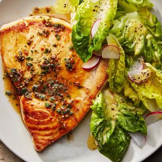 Bistecca di Pesce Spada alla Piastra, con Insalatina