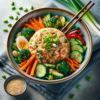 Riso saltato con verdure miste