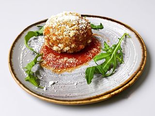 Supplì tondo all'amatriciana