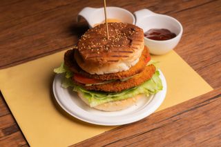 Doppio chicken burger