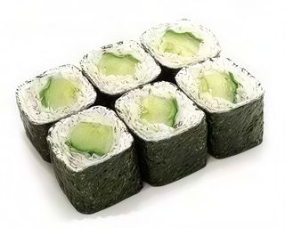 Kappa hosomaki - 6 pezzi - cetriolo - piatto vegano