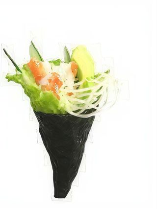 California temaki - 1 pezzo - surimi, lattuga, avocado, maionese