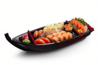 Barca piccola - 9 sashimi, 7 nigiri, 3 uramaki