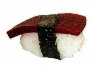 Aka bito nigiri - 2 pezzi - barbabietola - piatto vegano