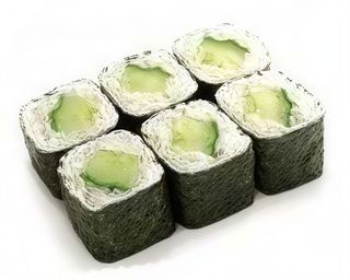 Gluten free - kappa hosomaki - 6 pezzi - cetrioli - piatto vegano