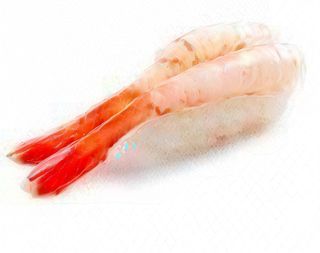 Gluten free - amebi nigiri 2 pezzi - gambero crudo