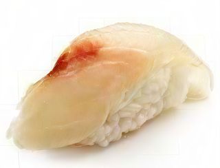 Gluten free - suzuki nigiri - 2 pezzi - branzino