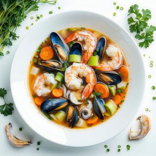 Zuppa ai frutti di mare
