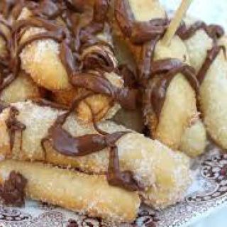 Frittelle zucchero e Nutella