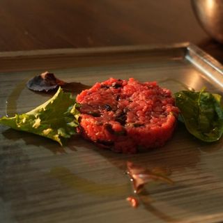 Carpaccio di roastbeef di manzo petali di grano