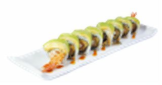 127 uramaki Dragon roll