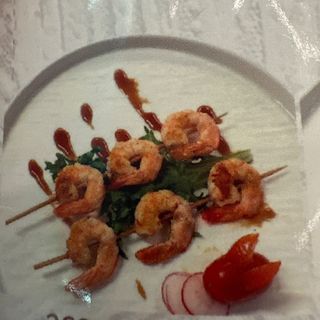 268 Spiedini di gamberi